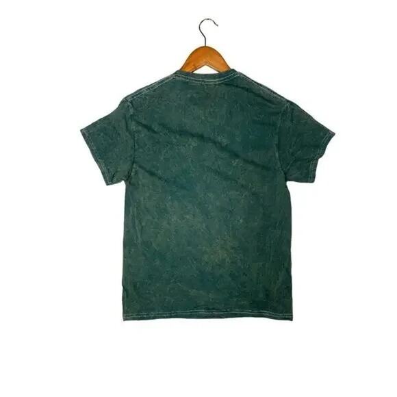 Nirvana Vintage Style Smile Back Short Sleeve Unisex T Shirt Crew Neck S Green - Picture 14 of 14